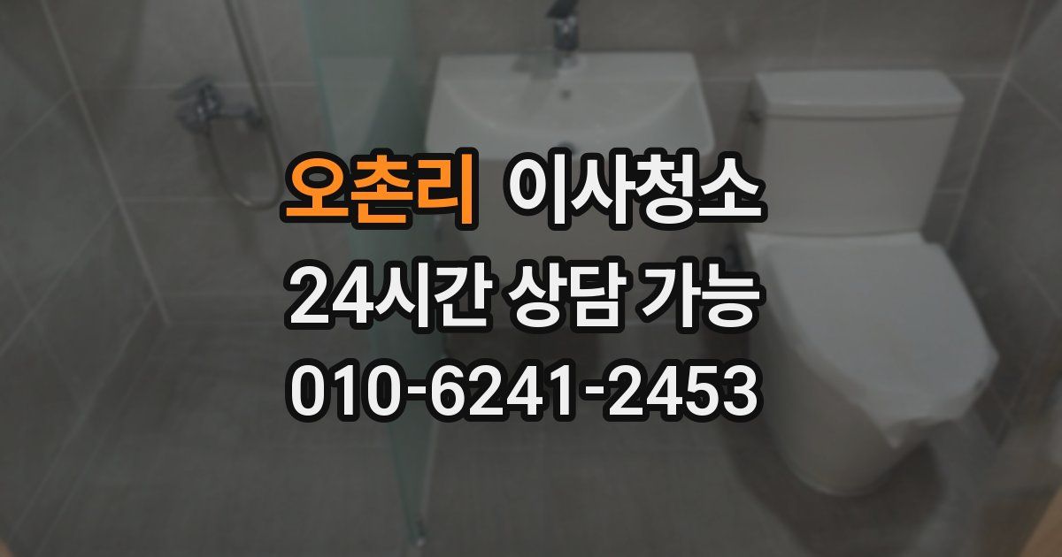 오촌리 입주청소