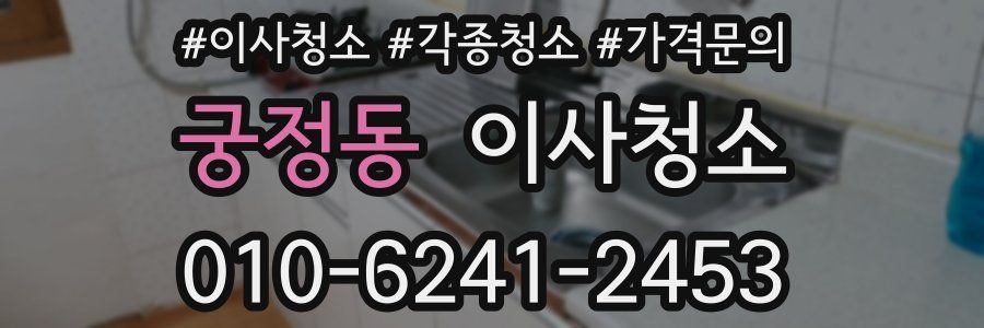 궁정동 이사청소