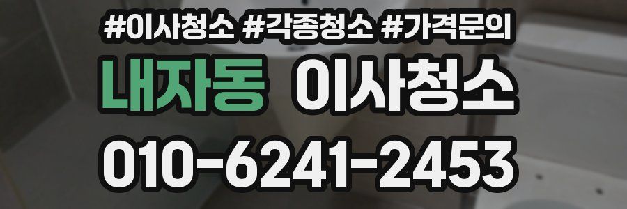 내자동 이사청소