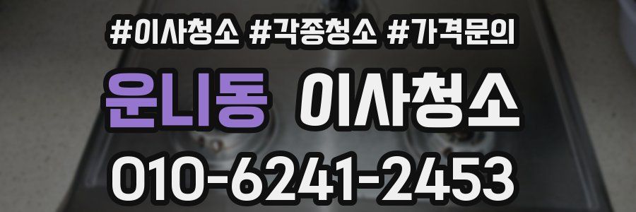 운니동 이사청소