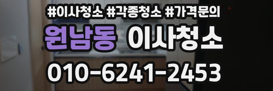 원남동 이사청소