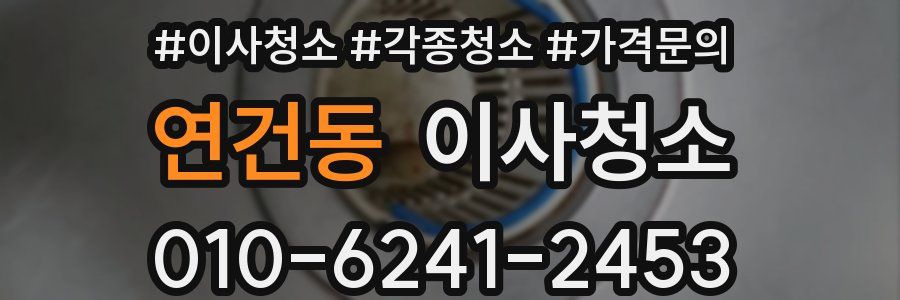 연건동 이사청소