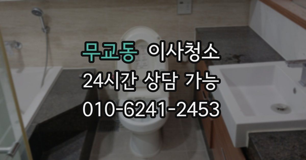 무교동 입주청소