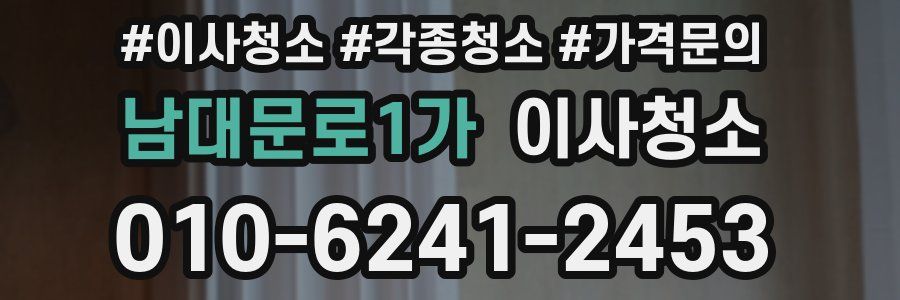 남대문로1가 이사청소
