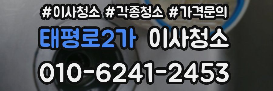 태평로2가 이사청소