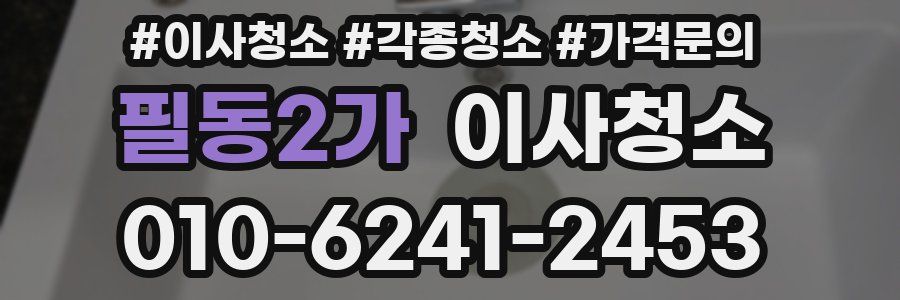 필동2가 이사청소