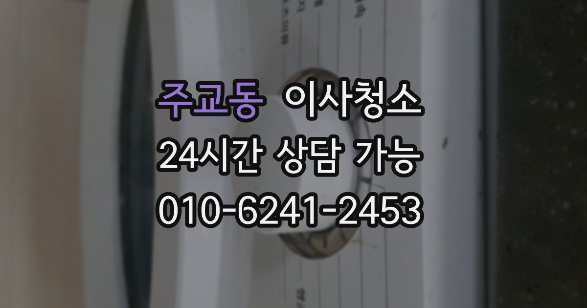 주교동 입주청소