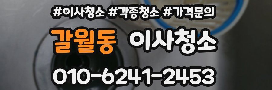 갈월동 이사청소