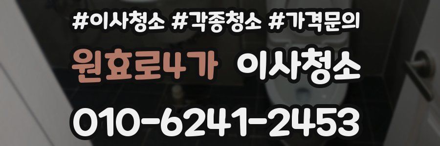 원효로4가 이사청소