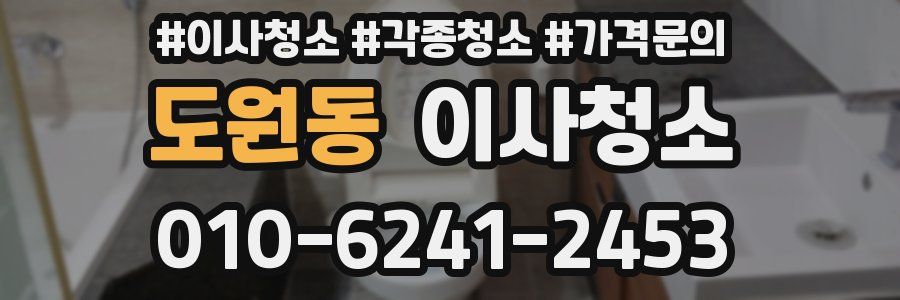 도원동 이사청소