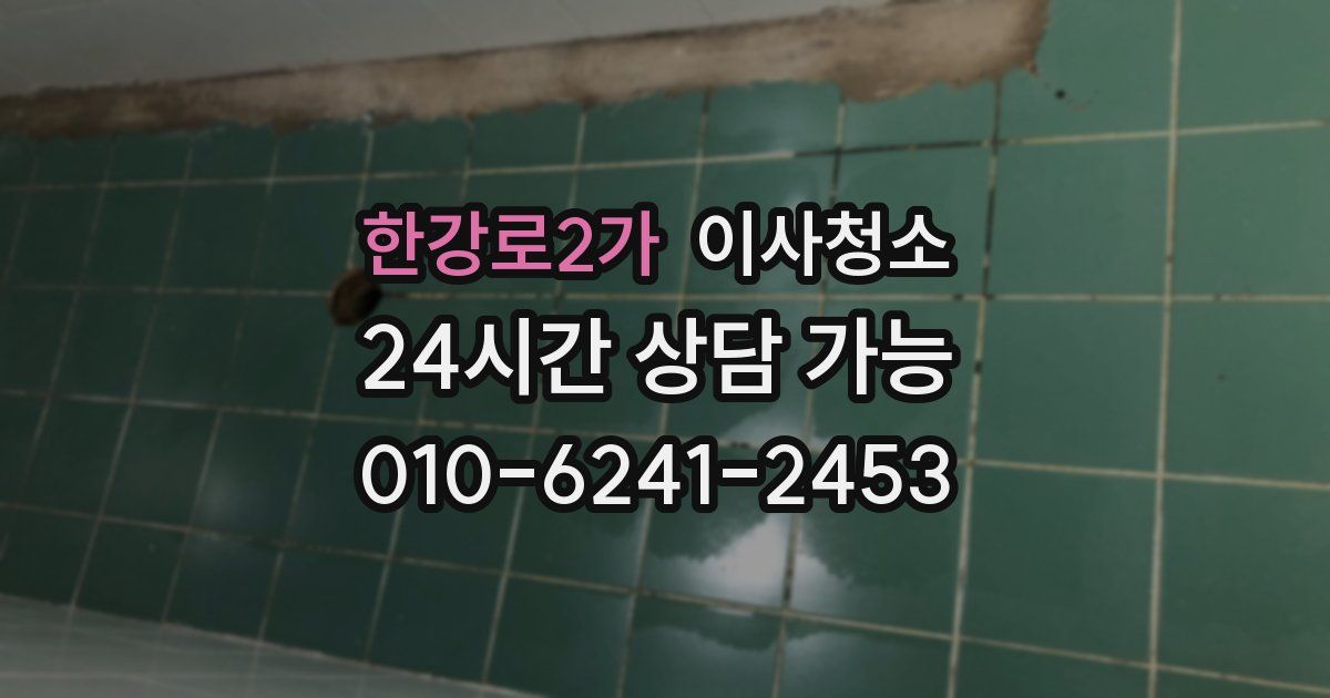 한강로2가 입주청소