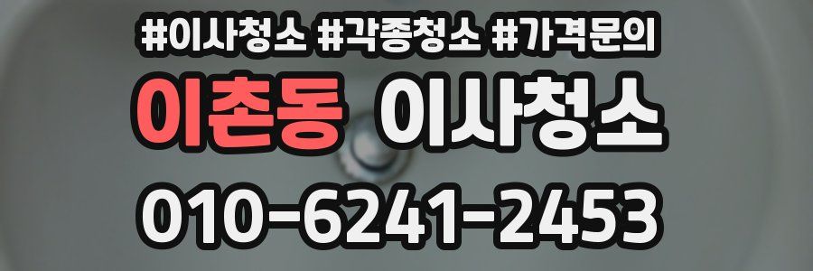 이촌동 이사청소