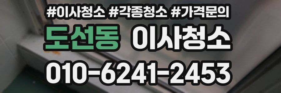 도선동 이사청소