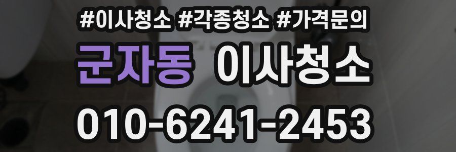 군자동 이사청소