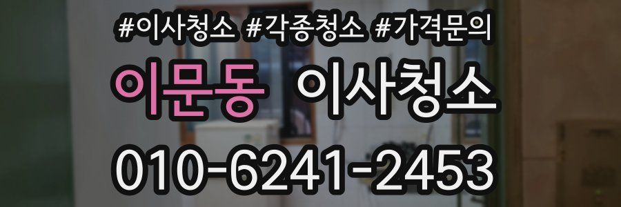 이문동 이사청소