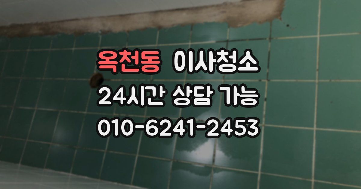 옥천동 입주청소