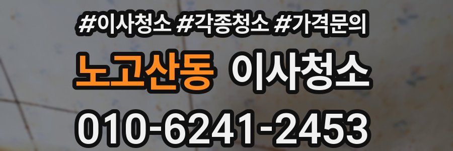 노고산동 이사청소