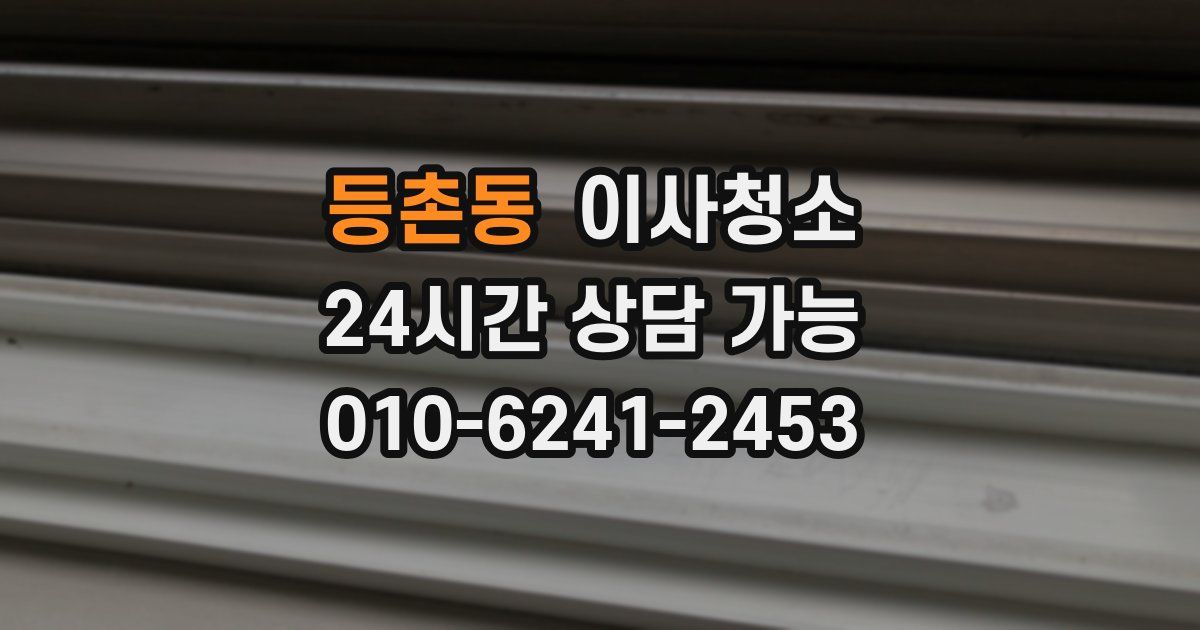 등촌동 입주청소