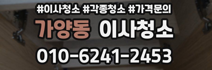 가양동 이사청소