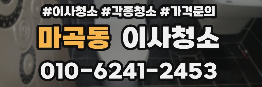 마곡동 이사청소