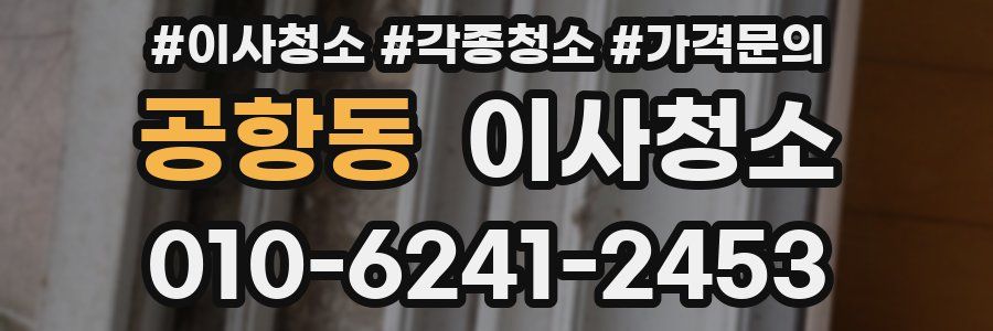 공항동 이사청소