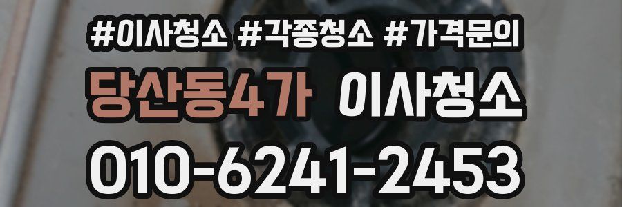 당산동4가 이사청소