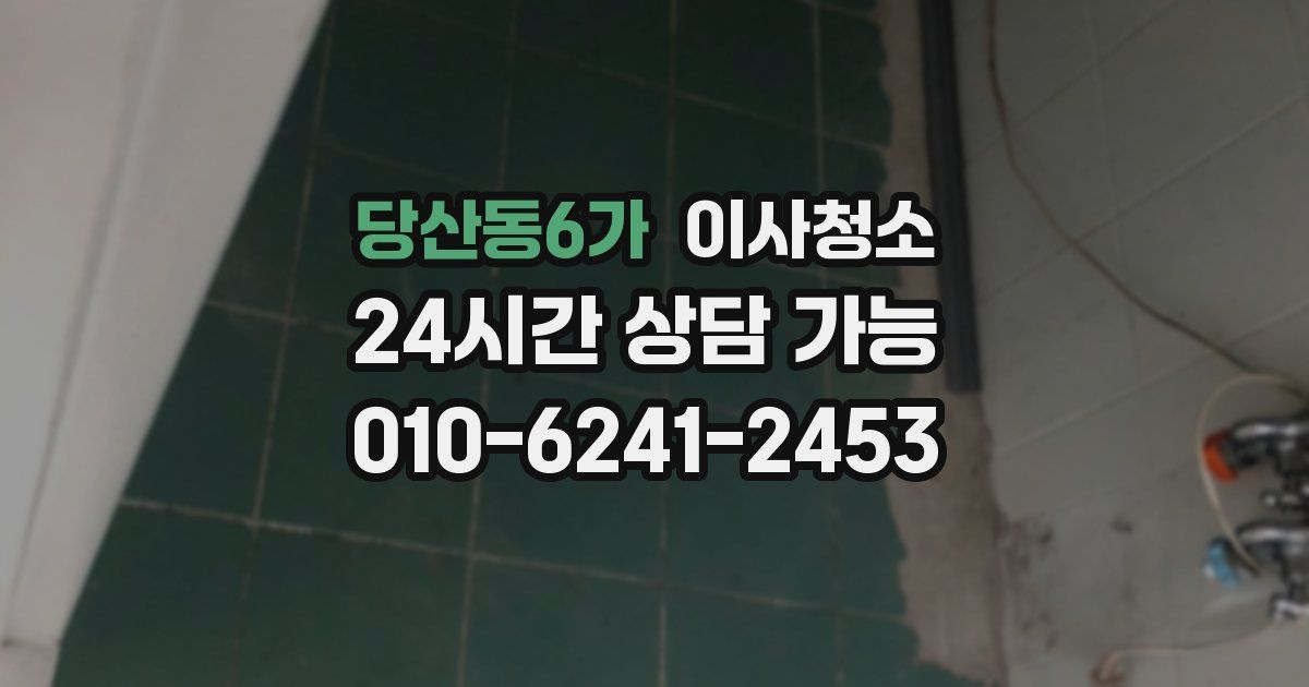 당산동6가 입주청소