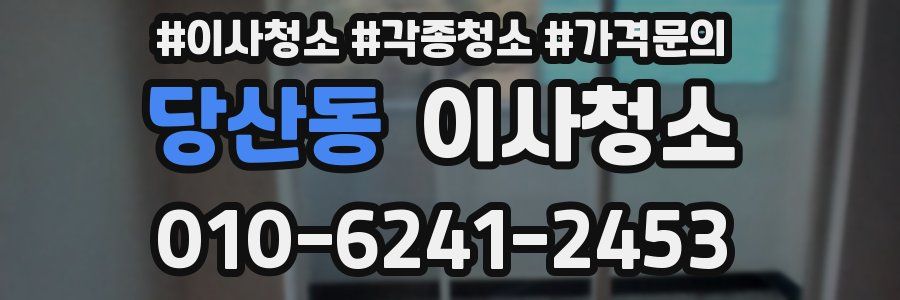 당산동 이사청소