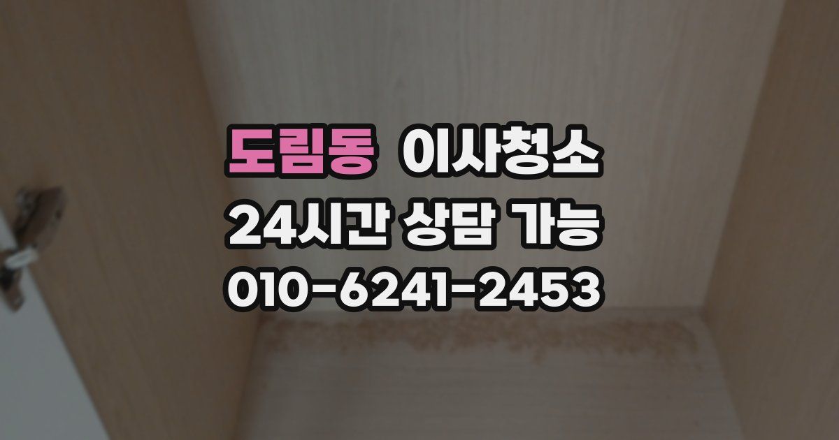 도림동 입주청소