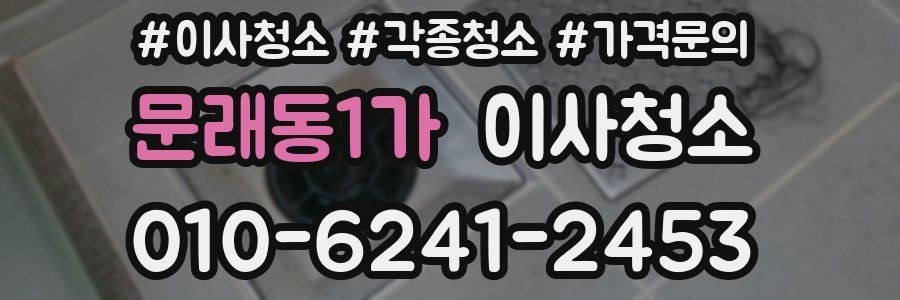 문래동1가 이사청소