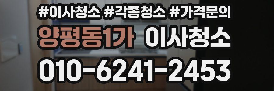 양평동1가 이사청소