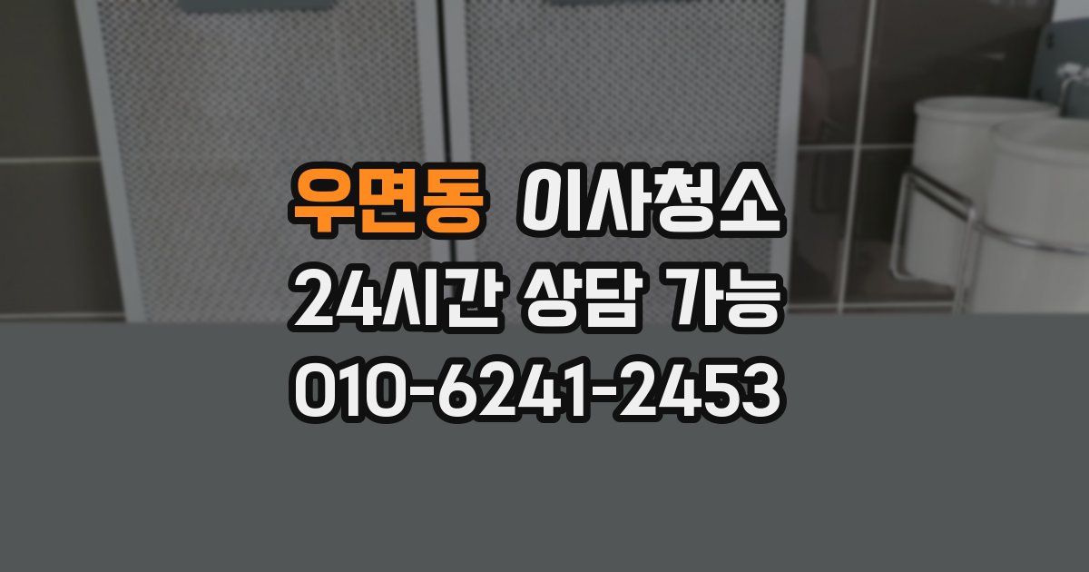 우면동 입주청소