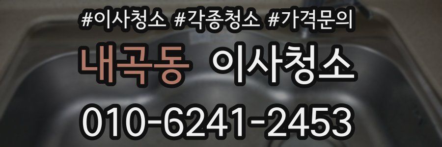 내곡동 이사청소