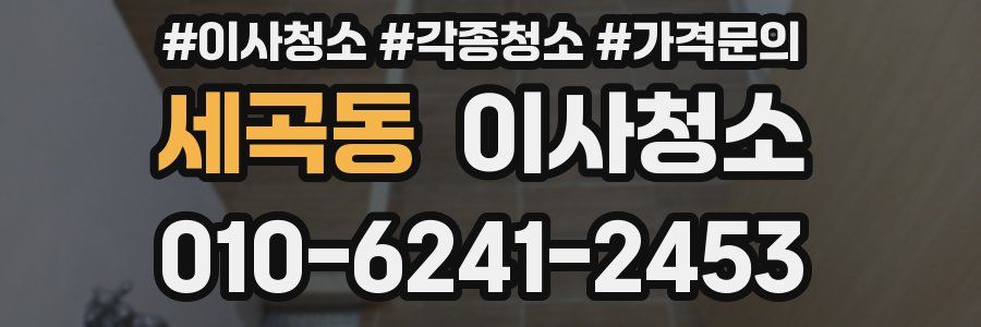 세곡동 이사청소