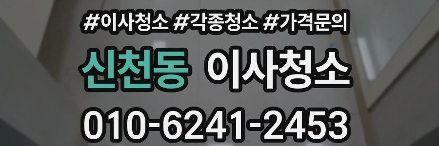 신천동 이사청소