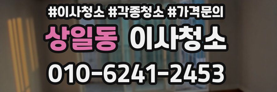 상일동 이사청소