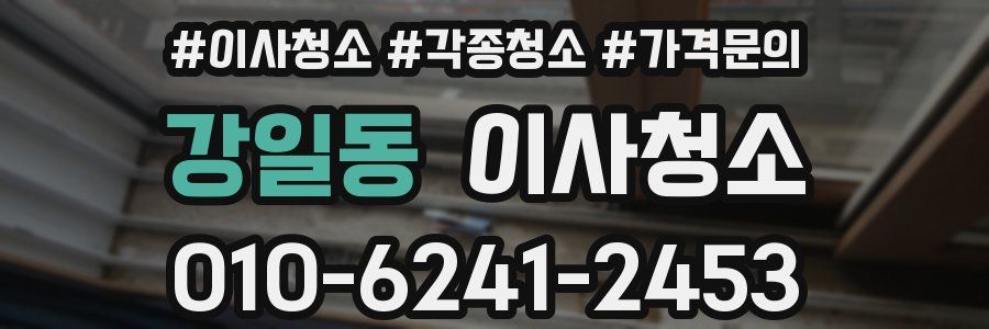 강일동 이사청소