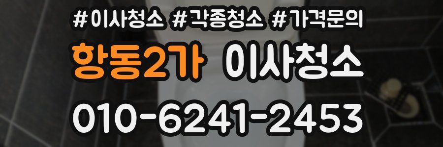 항동2가 이사청소
