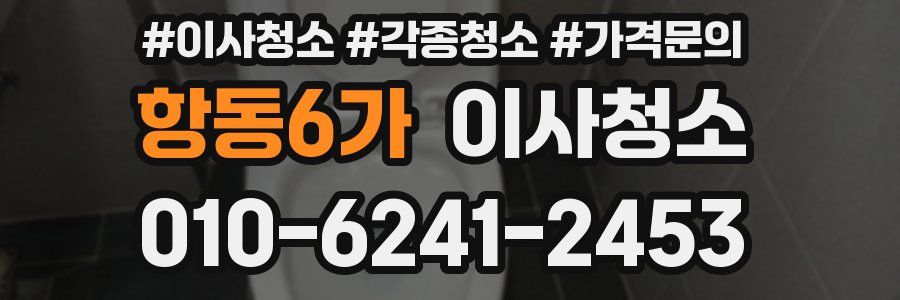 항동6가 이사청소