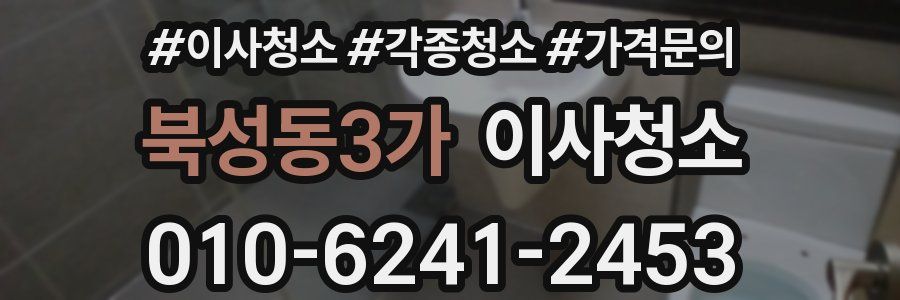 북성동3가 이사청소