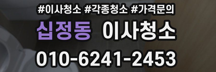 십정동 이사청소