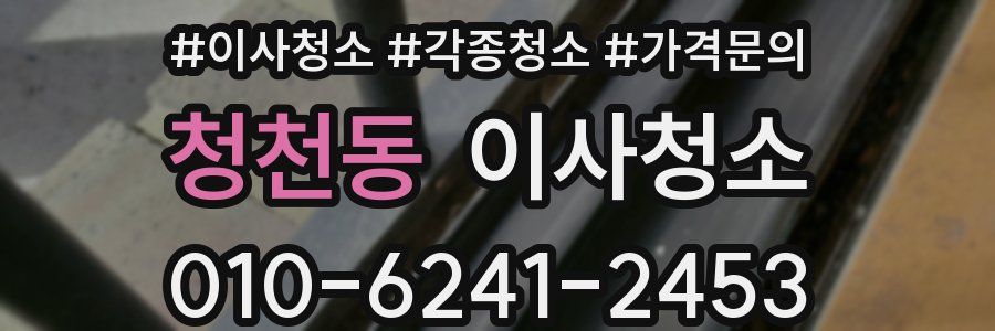 청천동 이사청소