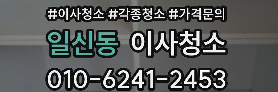 일신동 이사청소