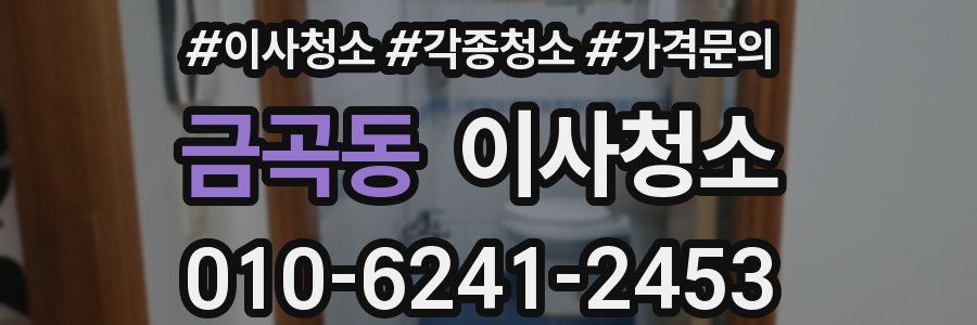 금곡동 이사청소