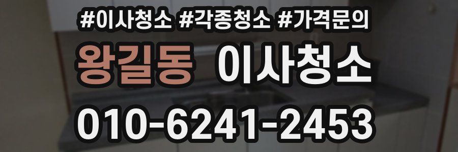 왕길동 이사청소