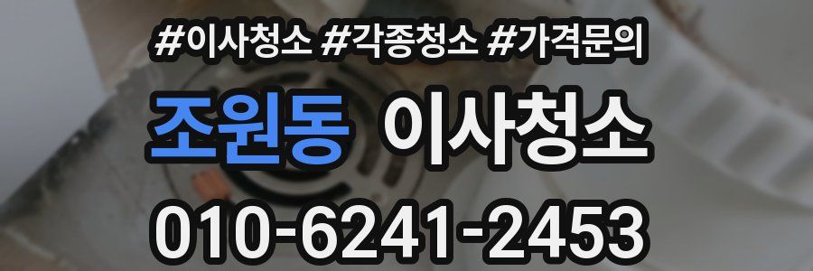 조원동 이사청소