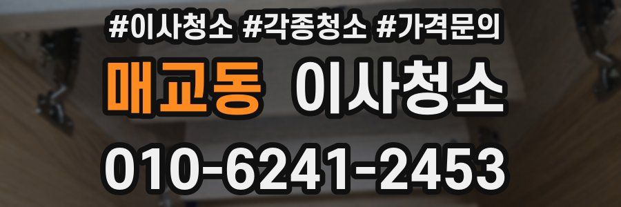 매교동 이사청소