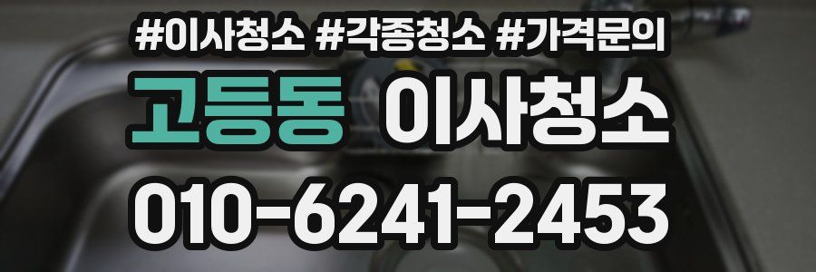 고등동 이사청소
