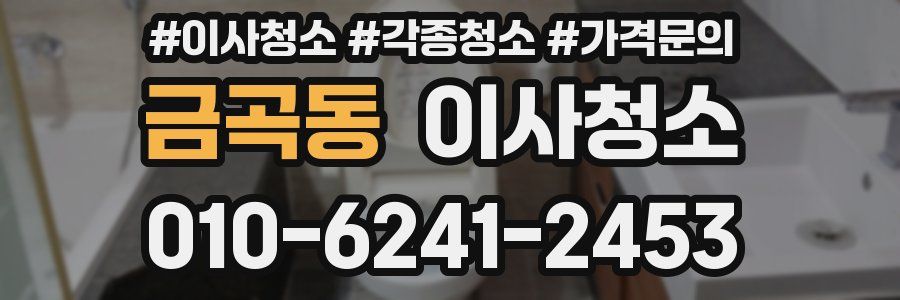 금곡동 이사청소