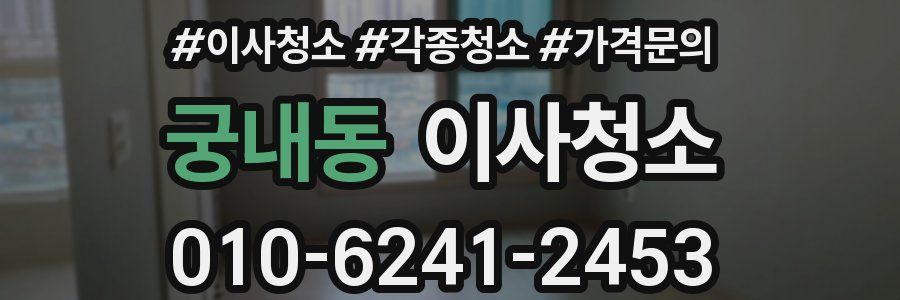 궁내동 이사청소